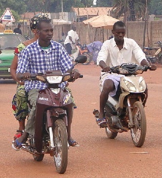 young men on the move in Bobo-Dioulasso