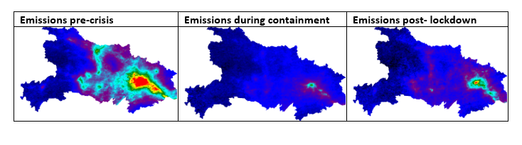 Figure 1: Changes in NO2 Emissions in China?s Hubei Province