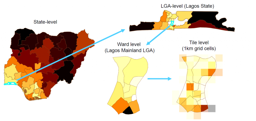 Figure 3. Pockets of poverty persist even within some of Nigeria?s richer areas, including Lagos 