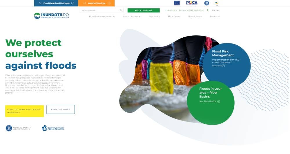 Romania's Flood Risk Website