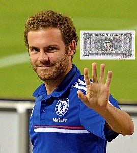 no, we are talking about  1-to-1 (educational computing), not (five) won to Juan (Mata)